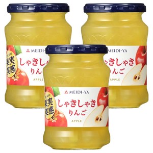 메이지야 과실 실감 아삭아삭 사과 잼, 320g, 3개