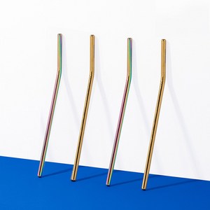 콕시클 스텐304 스트로우 2개입 + 전용 세척솔 세트, 프리즘