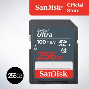샌디스크코리아 공식인증정품 SD메모리카드 SDXC ULTRA 울트라 DUNR 256GB