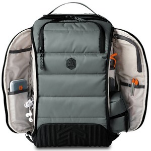 에스티엠굿즈 덕스 16L 15/16인치 노트북 백팩, 그레이 스톰, 1개