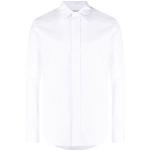 알렉산더맥퀸 포인티드 칼라 포플린 셔츠, 화이트계열, Italy 48(KR 40)