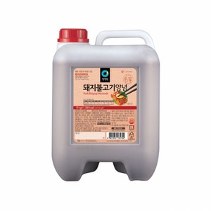 청정원 고추장 돼지불고기양념 10kg, 1개