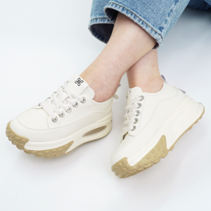 라마트리 코어스텝 7cm 키높이 소가죽 스니커즈