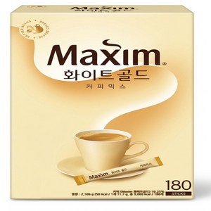 동서 맥심 화이트골드 커피믹스 180T