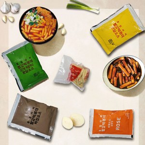 빨강떡볶이 반조리 1인세트 [원산지:상세설명에 표시], 짜장(짜장-순한맛), 1개, 225g