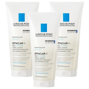 라로슈포제 에빠끌라 H 아이소바이옴 클렌저, 200ml, 3개