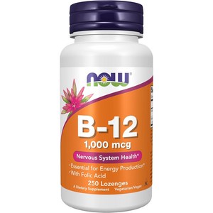 나우푸드 B-12 1000mcg 로젠지