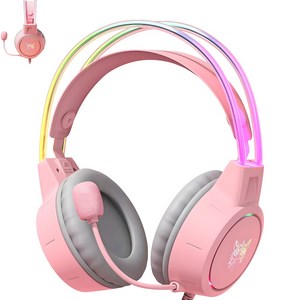 ONIKUMA RGB 유선 게이밍 헤드셋 가상 7.1 usb 노이즈캔슬링 마이크 X15 PRO