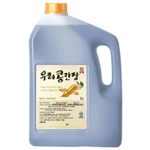 [오복] 우리콩 간장, 3L, 1개