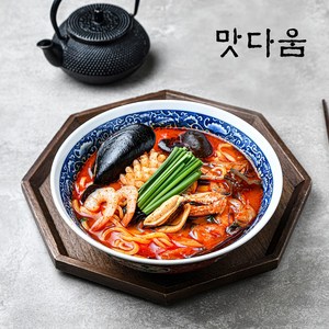 맛다움 차오차이 해물짬뽕 직화 짬뽕소스 중화 짬뽕 유니짬뽕, 680g, 4개