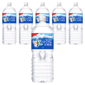 Asahi 맛있는 물 후지산의 바나듐 생수 페트병, 2L, 6개