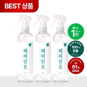 순수백과 페퍼민트 스프레이, 300ml, 3개
