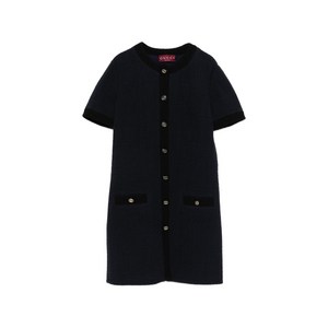 구찌 버튼 장식 포켓 미니 드레스