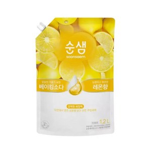 프릴 시크릿오브 베이킹소다 퓨어레몬향 리필, 1L, 6개