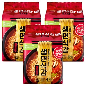 생면식감 매운맛 95.9g, 12개, (4개입 X 3팩)