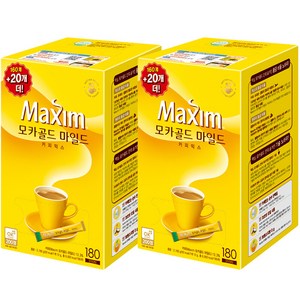 동서 맥심 모카골드 커피믹스 180T x 2개, 12g, 180개입