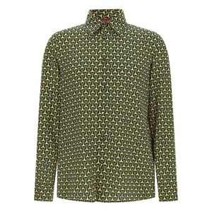 구찌 홀스빗 프린트 셔츠