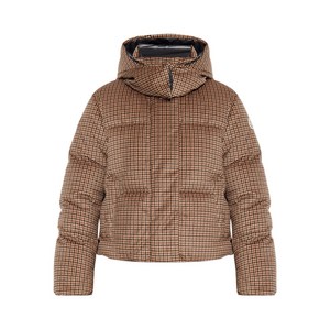 몽클레르 퀴어지 하운즈투스 패턴 패딩 재킷, 브라운계열+블랙계열, Numeric 1(KR 55)