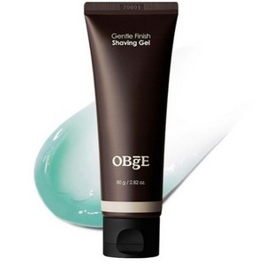 OBge 젠틀 피니쉬 쉐이빙젤, 80g, 1개