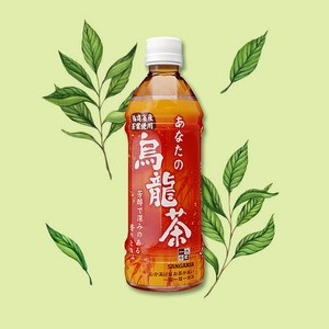 산가리아 우롱차, 500ml, 12개