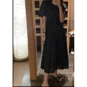 까니마 여름 쉬폰 루즈핏 롱 원피스