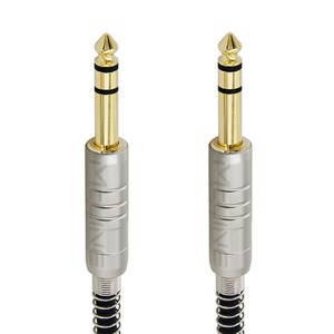 맥라인 TRS 5.5 (6.3) 1/4 플러그 밸런스 balanced 스피커 케이블 오디오 연결선 음향 연결잭 McLine MC-HA10