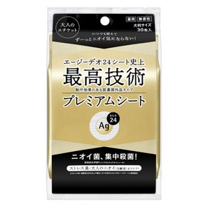 에이지데오24 프리미엄 데오드란트 샤워 시트 30매입