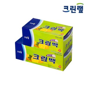 크린랲 크린백 300매X2개 총 600매 중+대, 1세트
