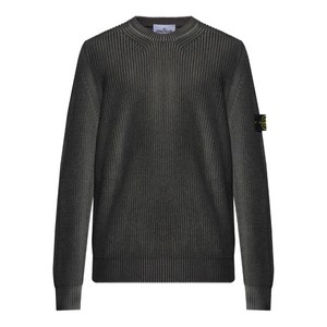 스톤 아일랜드 로고 패치 스웨터