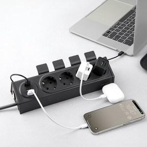 라이프썸 이지클릭 USB 멀티탭 4구 3포트 3M (LFS-HA) 4종 택1 눌러뽑는 멀티탭 4000W 고용량