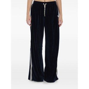 셀린느 트리옹프 사이드 스트라이프 벨루어 트랙팬츠