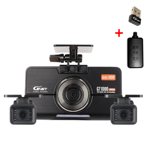 국산 지넷 QHD GT1000PRO+동글+GPS 화물차블랙박스3채널 포터 트럭 탑차 덤프 대형차