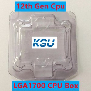 Intel CPU Clamshell 케이스 보관함 12 세대 LGA1700 LGA 1700 사양 IC 칩셋 보호 박스, [02] 50pcs, [02] Blue, 1개