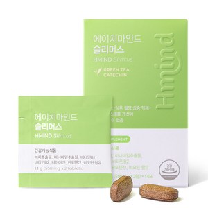 에이치마인드 슬리머스 균형잡힌 다이어트 보조제 카페인 4.5mg 정제형, 15.4g, 1개