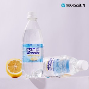 라인바싸 탄산수 레몬 500ml, 20개