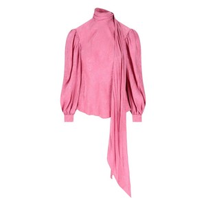 구찌 플로럴 모티프 긴소매 셔츠, 핑크계열, Italy 40(KR 55)