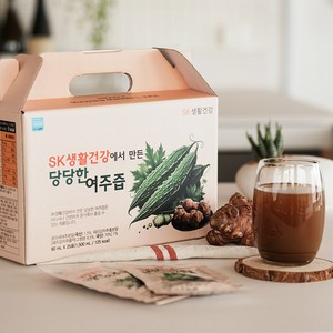 [국산] 당관리 여주즙 돼지감자 품은 당당한 여주즙 하루한포, 25개, 60ml