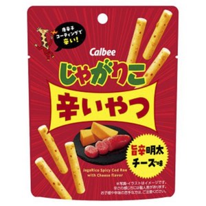 calbee 가루비 자가리코 매운 명란 치즈맛 38g×12봉지, 38g, 12개