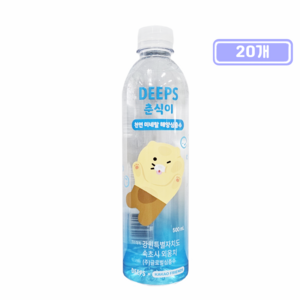 딥스 춘식이 천연 미네랄 해양심층수, 500ml, 20개