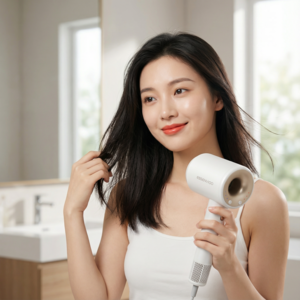 ESSENWOO 드라이기 초고속 음이온 1600W 무엽 드라이어 BLDC 완전히 음소거 1초 풍량 초강력