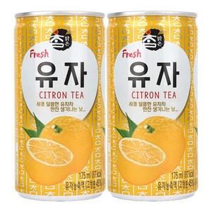 대일 참맑은 유자 175ml x 30캔/유자차 음료 업소용, 30개