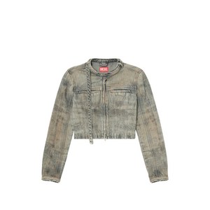 디젤 디사픽스-Fsi1 크롭 데님 재킷, 그레이계열, Standard S(KR 55)