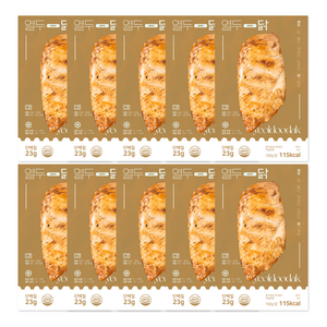[열두닭] 오븐으로만 조리한 닭가슴살 갈릭맛, 10개, 100g