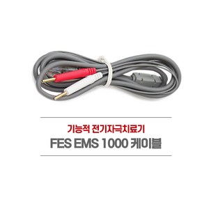 기능적 재활 전기자극기 (FES) EMS1000 정품 케이블 2선 한쪽연결, 1개