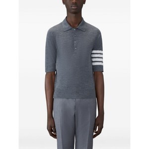 톰 브라운 4 스트라이프 반소매 폴로 셔츠, 그레이계열, Numeric 0(KR 90)