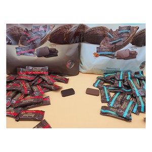 부샤드 밀크 카라멜 (씨솔트) 초콜릿 + 다크 초코 나폴리테인, 1세트, 640g