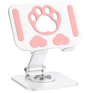 레드에셋 탁상용 태블릿 핸드폰 거치대 360도 회전 접이식 각도조절