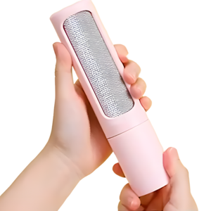 에이저리스 반려동물 털제거기 휴대용 돌돌이, 1개, 핑크