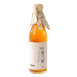 저온압착 통들깨 오늘들기름, 350ml, 1개