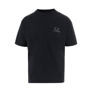 C.P.컴퍼니 반소매 티셔츠, 블랙계열, Standard XS